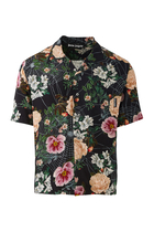 Floral Print Short Sleeve Shirt